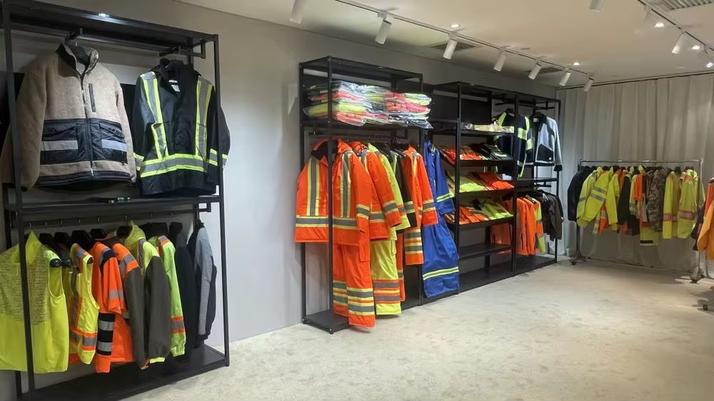 Modern PPE manufacturing facility